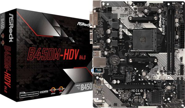 ASROCK MB B450M-HDV R4.0