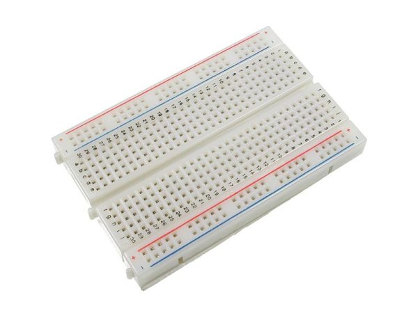 BreadBoard 400 Tie Point White Half-Size