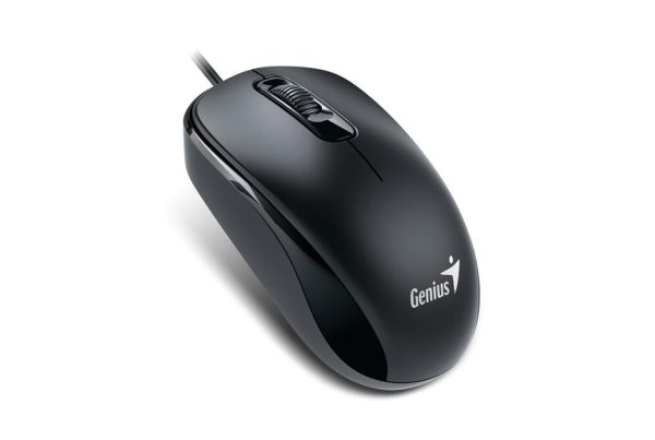 Genius DX-120 Wired Optical Mouse, Black