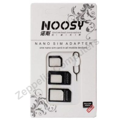 Nano SIM & Micro SIM Adapter Set black