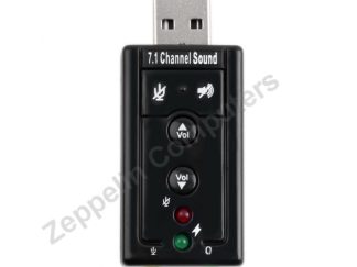 USB EXTERNAL 3D 7.1 CHANNEL SOUND CARD