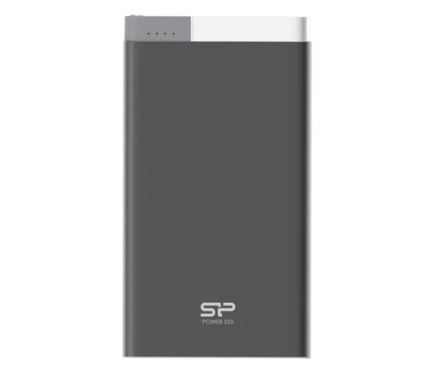 SILICON POWER Power bank S55, 5000mAh, 1x output, 2.1A, μαύρο